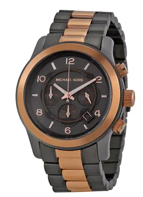 Michael Kors Watch Runway Chronograph Two-tone Unisex Watch MK8189 • £183.99