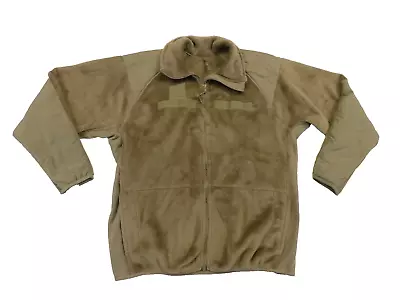 Coyote Tan Fleece Jacket Medium Regular US Cold Weather Gen III ECWCS L3 Coat • $59.99