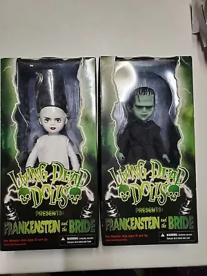 MEZCO - Living Dead Dolls - Set FRANKENSTEIN And The Bride - NIB 6a • $299.99