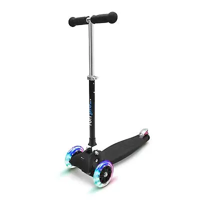 Scooter Kids 3 Wheels ABEC 7 PU LED Foldable Adjustable Push Kick Board Outdoor • £70.99