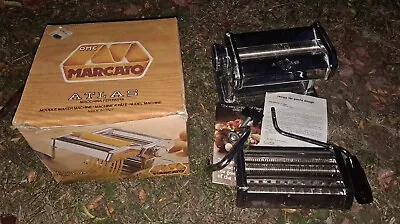 Marcato Atlas Pasta Maker Model 150 Deluxe Hand Crank Machine Made In Italy • $69.99