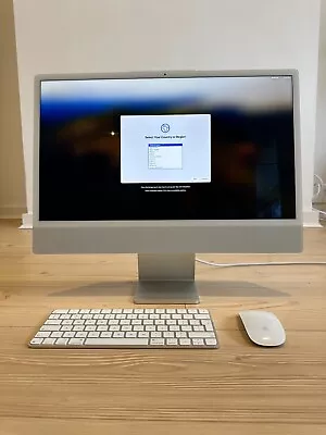 Apple IMac 24  (256GB SSD Apple M1 3.20GHz 8GB 7-Core GPU) Silver - MGTF3B/A • £102