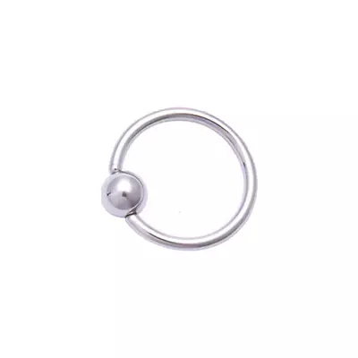 Ball Closure Ring Captive Bead Ring BCR Lip Nose Ear Septum Tragus Piercing Hoop • £1.79