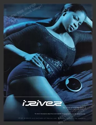 £9.78 • Buy IRiver SlimX 550 MP3 Player Full Figure Girl 2000s Print Advertisement Ad 2003
