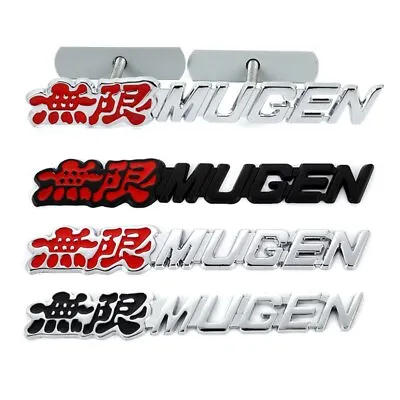 Metal Car Sticker Front Hood Grill Emblem Grille Badge For Honda Mugen Accord • $12.29