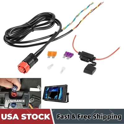 Lowrance Power/Data Cable Replacement For Hds Series 000-0127-49 PC-30-RS422 • $34.99