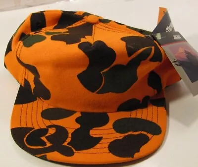 $16.50 • Buy Ten Mile Cloth Blaze Orange Camo Ball Cap Hunting Camouflage Snapback Hat USA