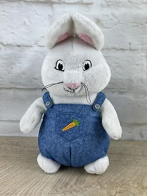 Max And Ruby 9  Plush  MAX  Carrot Embroidered Denim Overalls Barnes And Noble • $12.55