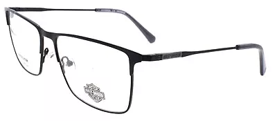 Harley Davidson HD9018 002 Men's Eyeglasses Frames Titanium 56-16-145 Black • $46.64