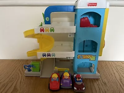 £15 • Buy Fisher Price Little People Helpful Neighbour Garage With 3 Cars