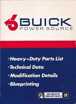 MINT ORIGINAL Buick Performance V6 Parts And Racing Book 1983 1984 1985 1986 • $208.89