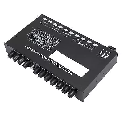 7 Band Sound Equalizer Adjustable CD AUX Input Select Car Amplifier Graphic SG5 • £29.10