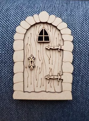 MDF Shape Mini Fairy Door KIT Ready To Decorate Gift 11cm X 7.5cm • £3.95