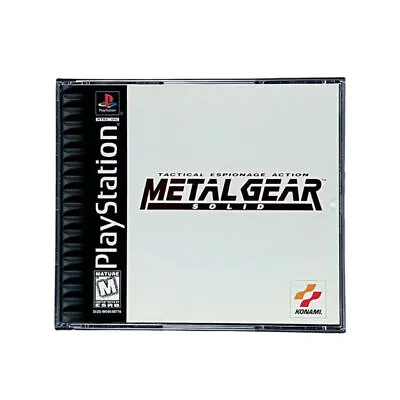 Metal Gear Solid - Sony PlayStation 1 PS1 1998 Black Label! CIB • $60