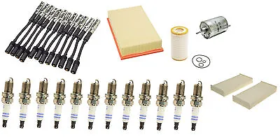 For Mercedes W210 E320 00-02 Tune Up Kit With Spark Plugs &Wire Set & 4 Filters  • $328.59