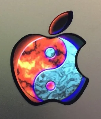 GLOWING YIN AND YANG Apple MacBook Pro Air Sticker Mac Laptop DECAL 11-17in • $4.50