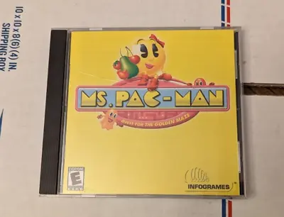 Ms. Pac-Man: Quest For The Golden Maze PC 2001 CD-ROM Game. • $6.99