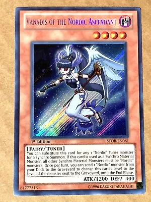 Yugioh Vanadis Of The Nordic Ascendant STOR-EN081 1st Ed Secret Rare Near Mint • $19.99