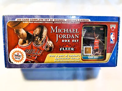 2007 Fleer MICHAEL JORDAN Box Set W/ RARE Memorabilia Card Factory Sealed NEW • $475