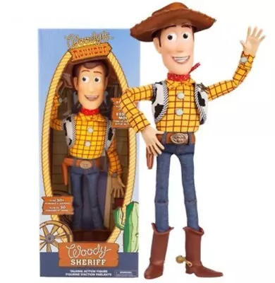 Disney Woody Toy Story Interactive Talking Action Figure Sheriff Cowboy 40cm/15  • £26.99