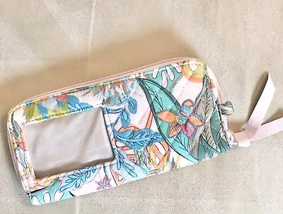 Vera Bradley Rain Forest Canopy Slim Bifold Wallet • $35