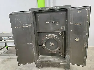 York Safe And Lock Antique Safe With Rare Round Door Safe Interior • $7500