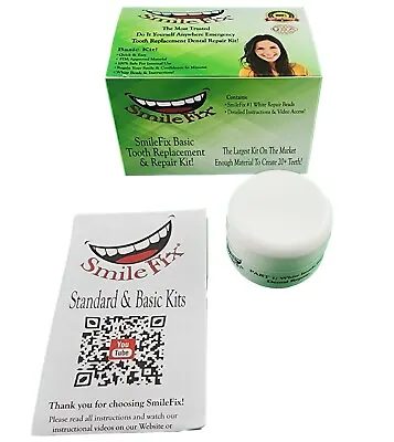 SmileFix Basic Dental Repair Kit - Missing Or Broken Tooth. Gaps Broken Teeth... • $18.99