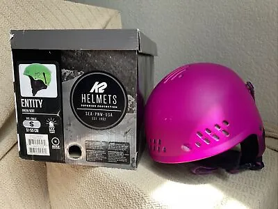 K2 Entity Helmet Small 51-55 Cm Pink Adjustable • $14.49