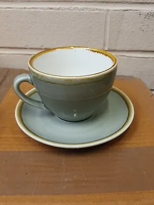 £10 • Buy Olympia Kiln Cappuccino Cup - Moss - Porcelain - 230 Ml 8 Oz