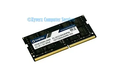 76tt26nus2r8-16g Genuine Timetec Laptop Memory 16gb Ddr4 -2666 Cl19 2rx8 (ca61) • $41.29