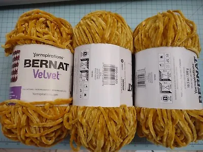 Bernat Velvet Yarn  10.5 Oz “Golden Moss” • $12