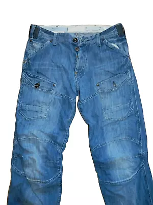 Mens Vintage G-Star Raw Storm Elwood Cargo Jeans Size 33 X 34 (A004) • $31.11