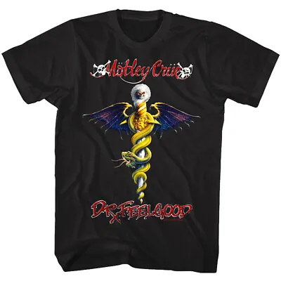 Motley Crue Dr Feel Good Men's T Shirt Rock Band Album Cover Concert Heavy Metal • $28.50