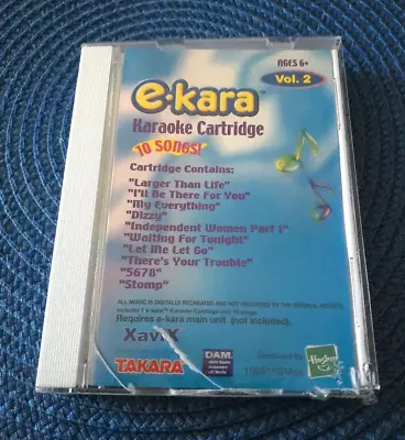 Hasbro Takara E-kara Karaoke Cartridge 10 Songs Volume 2 • $5.96