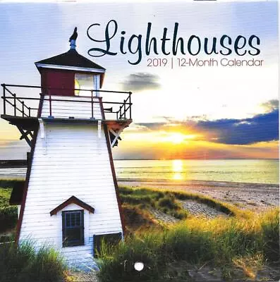 LIGHTHOUSES - Mini Calendar - 12-month - 2019 • $6