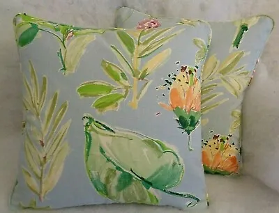 New Listing Tahiti By Brunschwig & Fils Cotton Fabric 18  Cushion Covers • $74.33