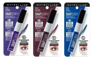 Maybelline Snapscara Mascara ~ CHOOSE YOUR SHADE ~ Blue Black Cherry Violet • $5.95