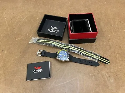 Vostok N1 Rocket Men's Dive Watch 200m Chronograph Rubber Band W Gift Box Papers • $249.99