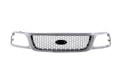 Grille Frame With Black Insert Honeycomb For 1999-03 Ford F-150 Pickup FO1200404 • $137.50