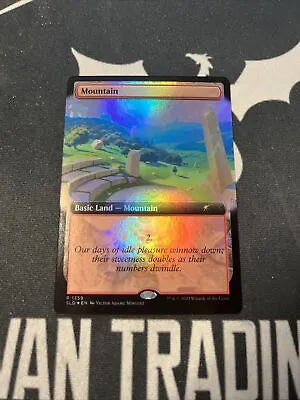 Foil Secret Lair Mountain 1359 X1 Magic Cards MTG • $2.99