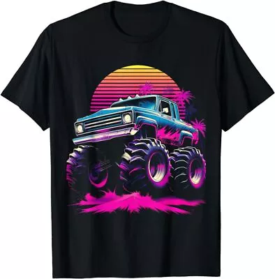 Monster Truck For Toddlers Kids Monster Truck Retro Vintage T-Shirt • $14.99