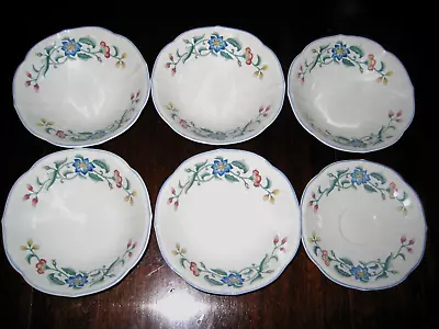 Villeroy & Boch DELIA CEREAL BOWLS (5) & SAUCER (1) Mint Never Used • $59.95