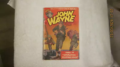 Vintage Toby Press John Wayne Adventure Comics #14 Apr 1952 Frank Frazetta Art • $3.80