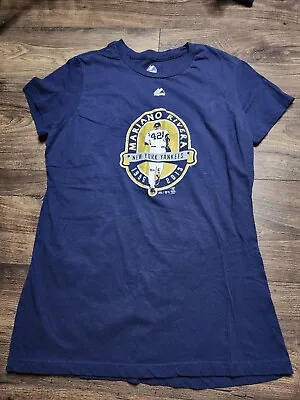 Womens XL Mariano Rivera New York Yankees T Shirt MLB Baseball 42 Sandman NYY • $16.99
