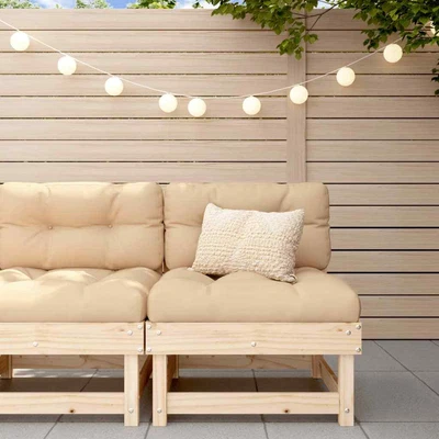 $169.99 • Buy Outdoor Furniture Lounge Setting Garden Balcony Seating Solid Wood Pine VidaXL