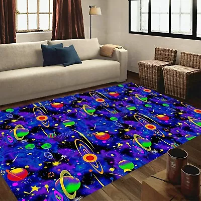 Arcade Rug Galaxy Rug Space Rug Planet Rug Lasertag Rug Arcade Decor • $55