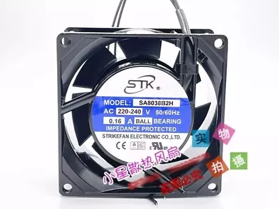 STK Axial Fan 8CM SA8038B2H 220V Aluminum Frame Cabinet AC Cooling Fan • $25