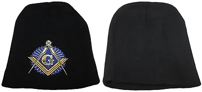 Mason Masonic Winter Beanie Knit Stocking Sock Cap Hat Masonry Lodge • $7.77