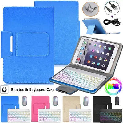 For Samsung Galaxy Tab A7 A8 S7 S8 S6 Lite Backlit Keyboard Case Cover W/ Mouse • $44.99