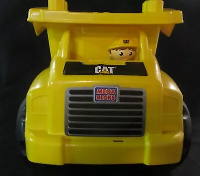 Mega Bloks Large Plastic Caterpillar Cat Dump Truck 14  Long X 12  Tall  • $13.99